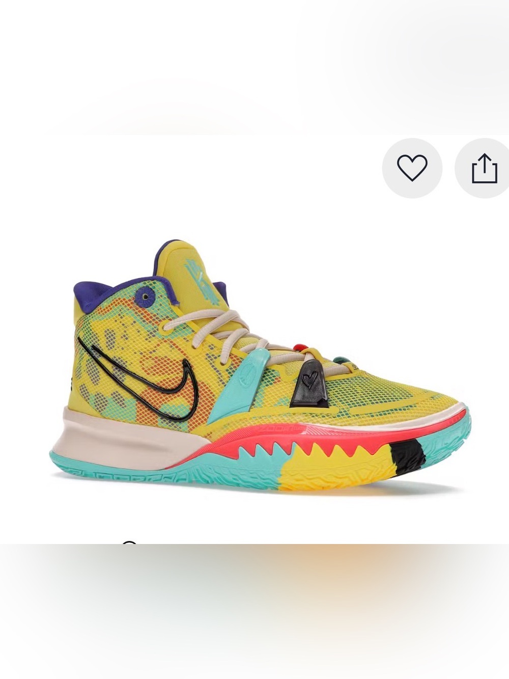 Nike Kyrie 7 "1 World 1 People" Yellow Size 6